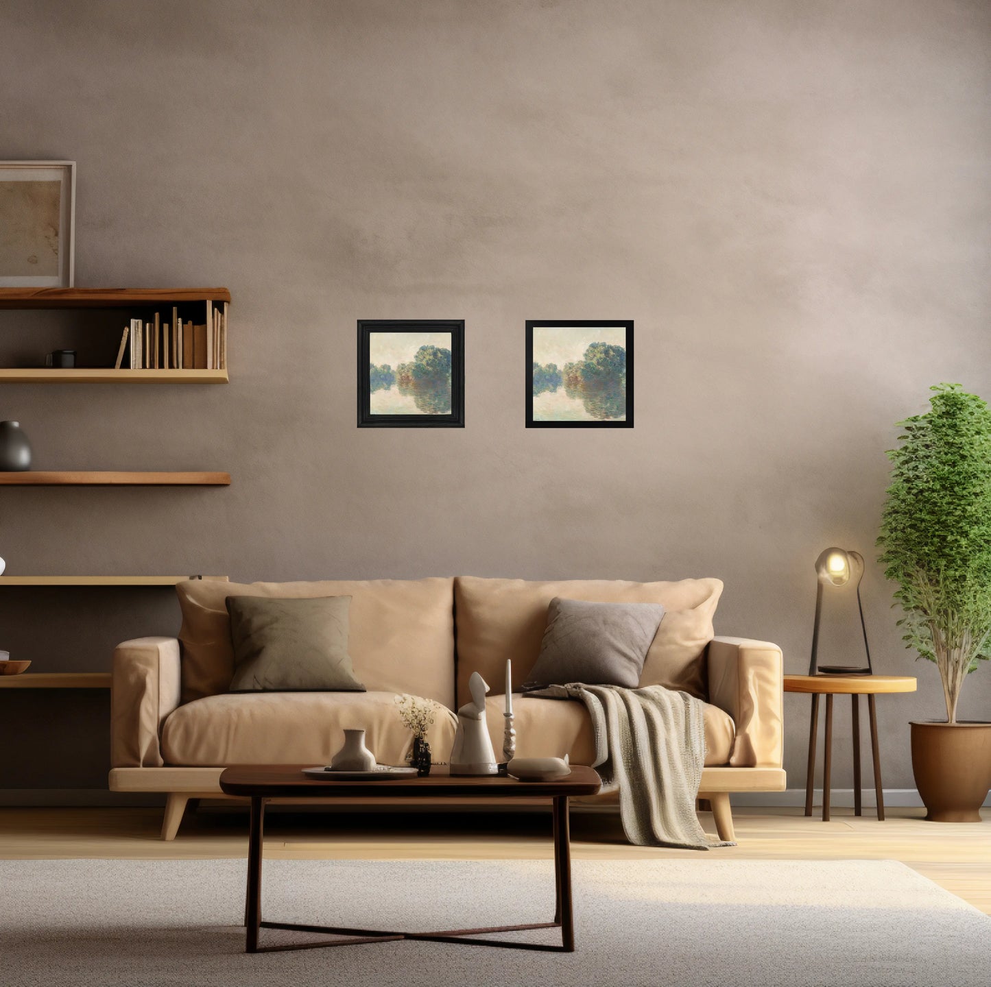 16 X 16 Framed Canvas