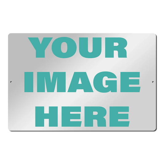 Custom Aluminum Sign Horizontal 7.75"x11.75 inch