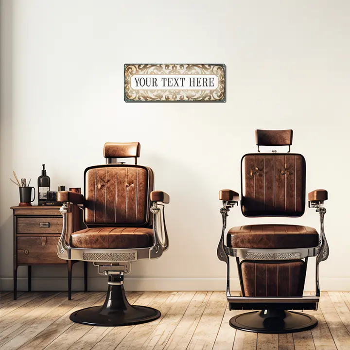 Acanthus Custom Metal Sign