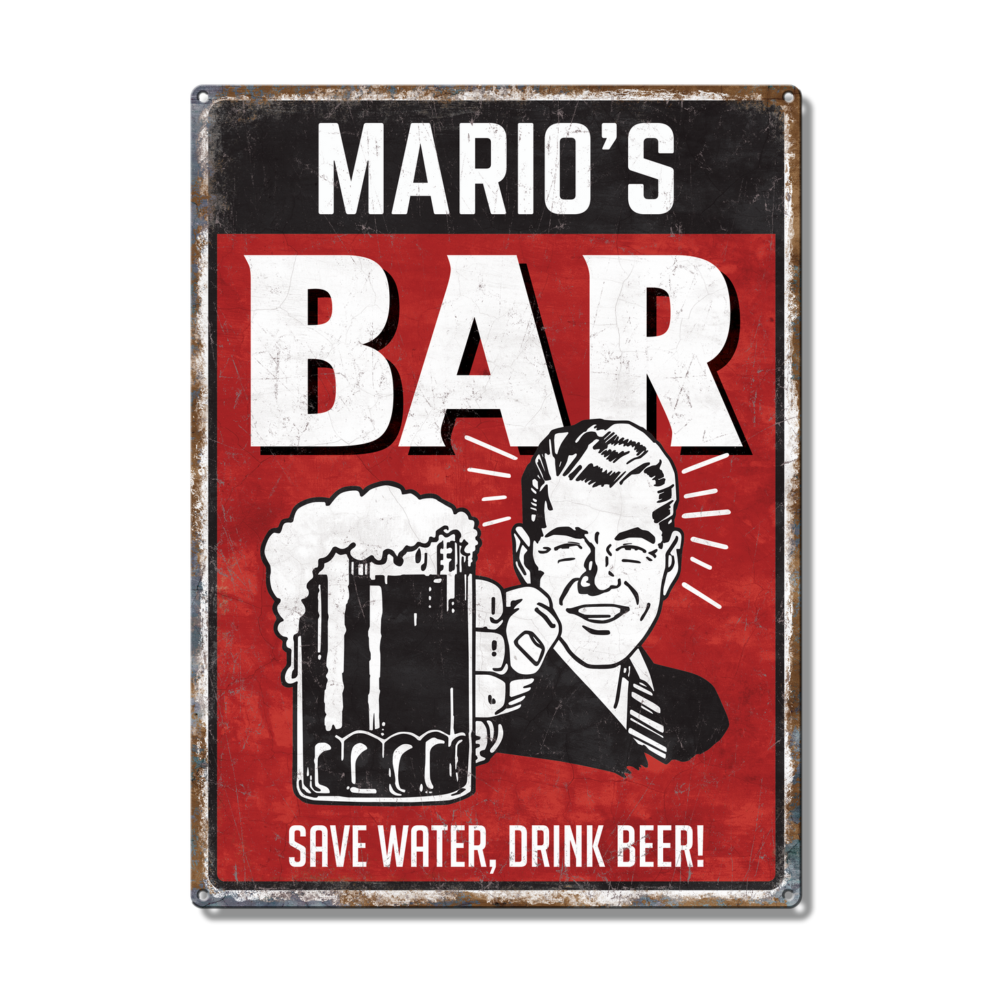 Bar Custom Metal Sign