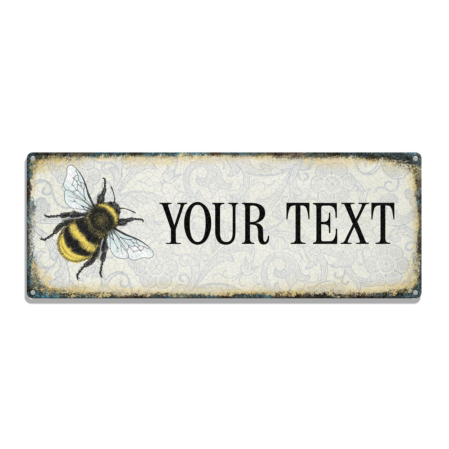 Bee Custom Metal Sign