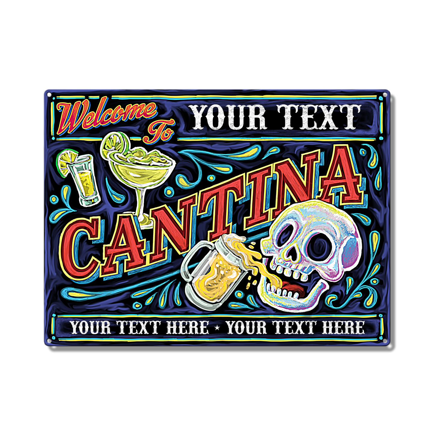Cantina Custom Metal Sign