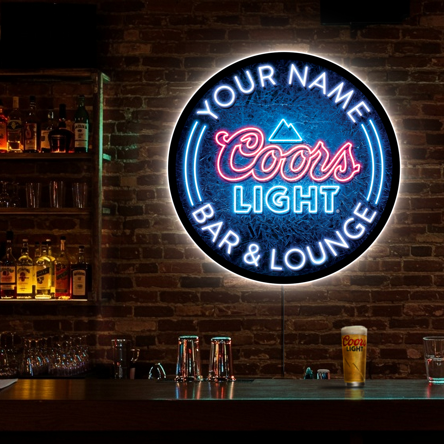 Coors Light Neon Custom LED Sign 23 in