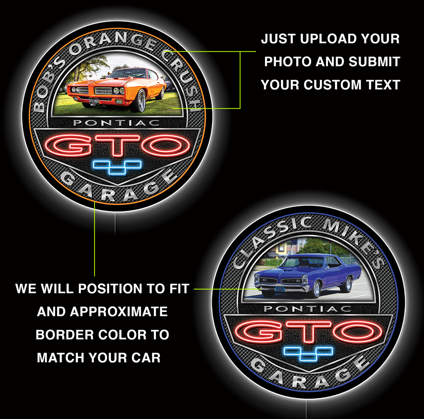 GTO Photo Custom LED Sign 36 in