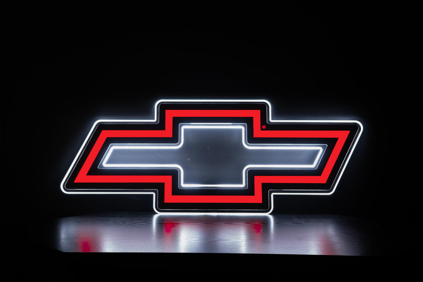 Chevy Bowtie Large Die Cut LED