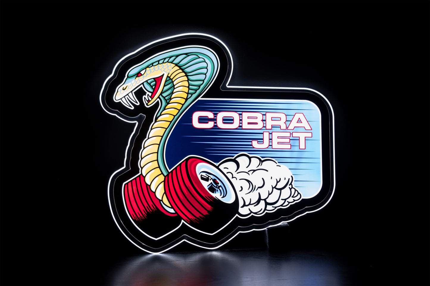 Cobra Jet Snake Large Die Cut LED