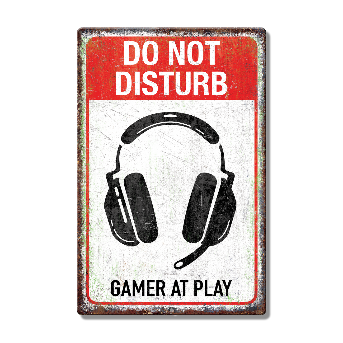 Gamer Danger Custom Metal Sign