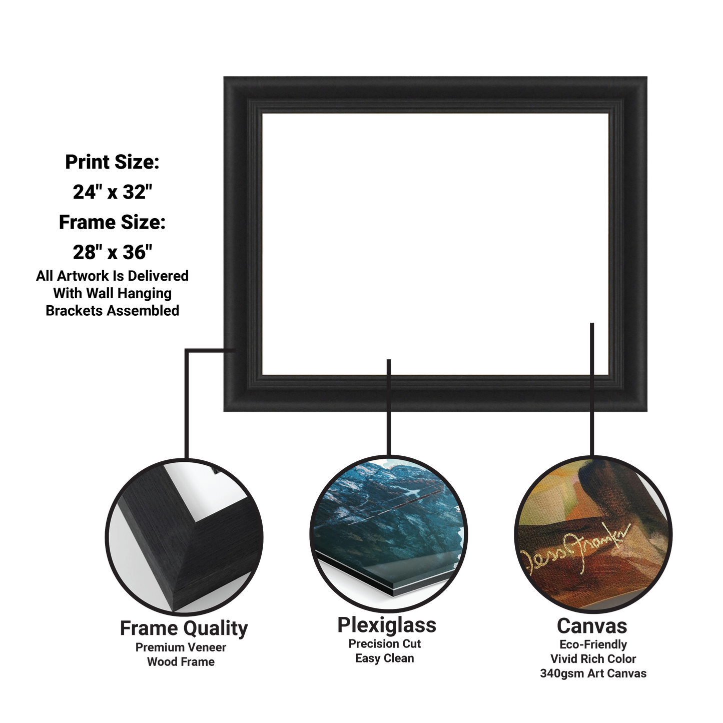 Sports Bar 24x32 Custom Framed Canvas