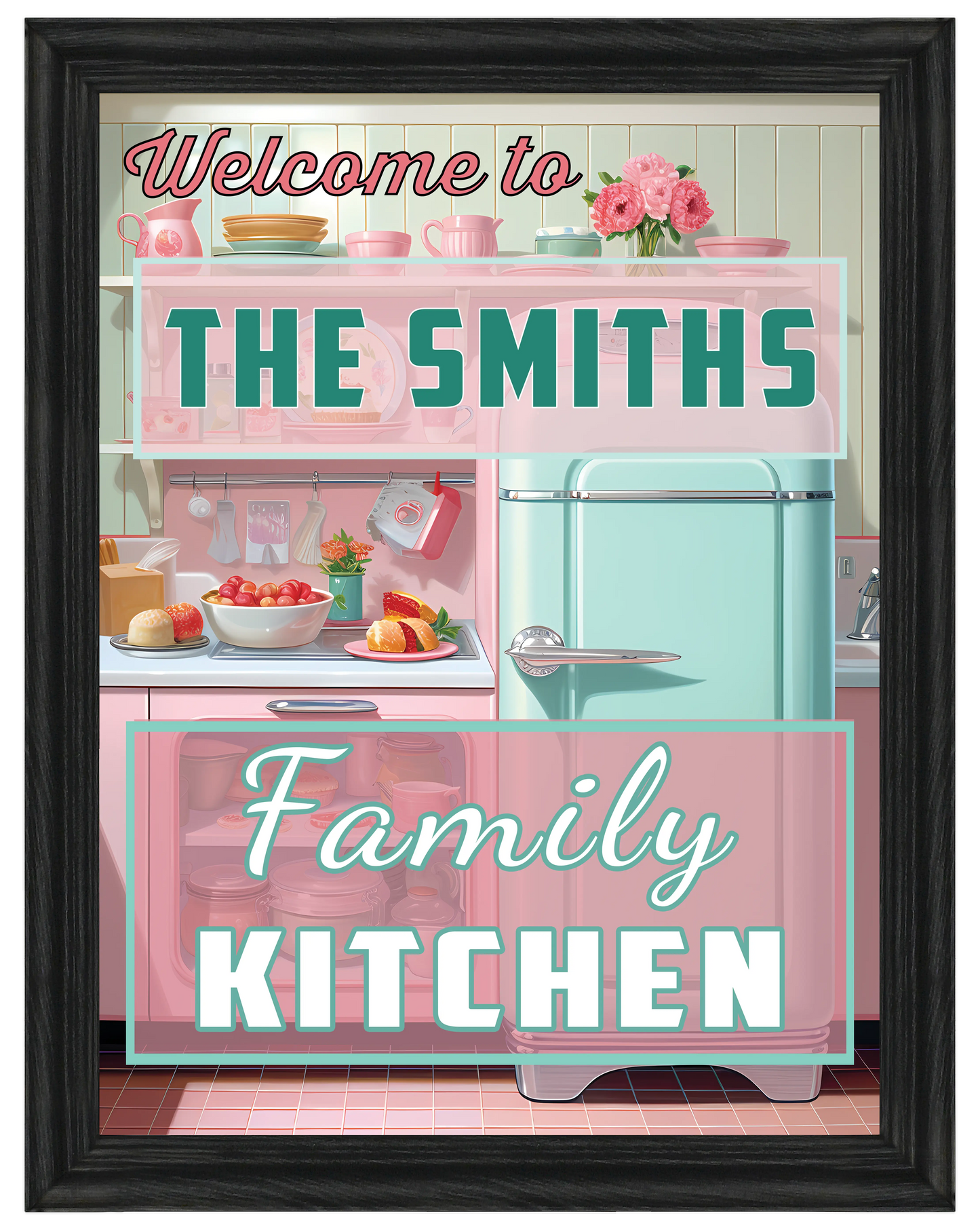 Kitchen 24x32 Framed Canvas