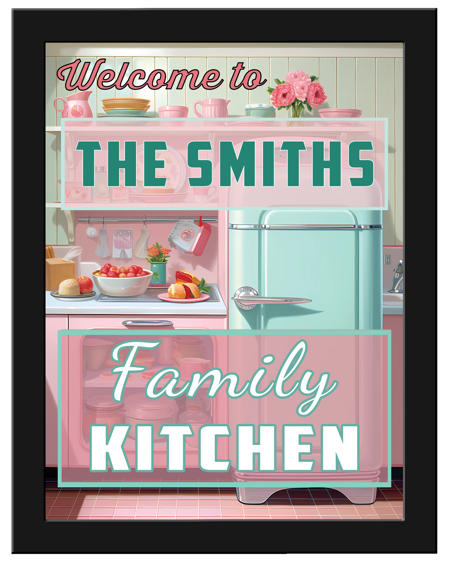 Kitchen 24x32 Framed Canvas