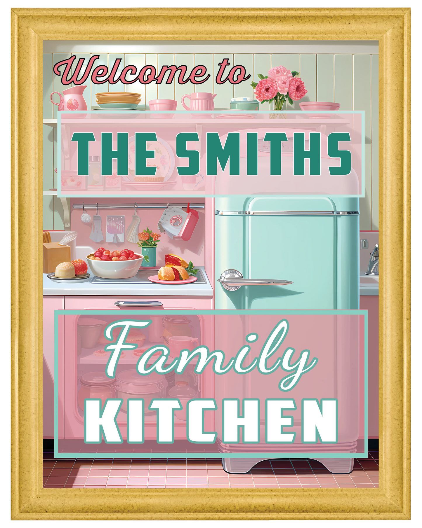 Kitchen 24x32 Framed Canvas