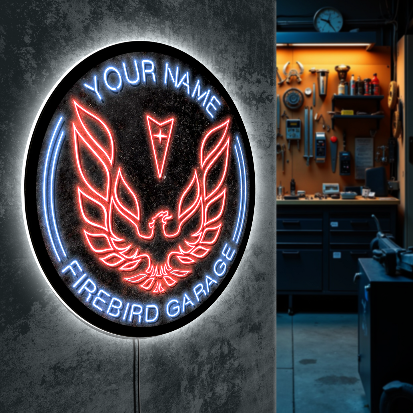 Firebird Neon Custom LED Sign 36 in