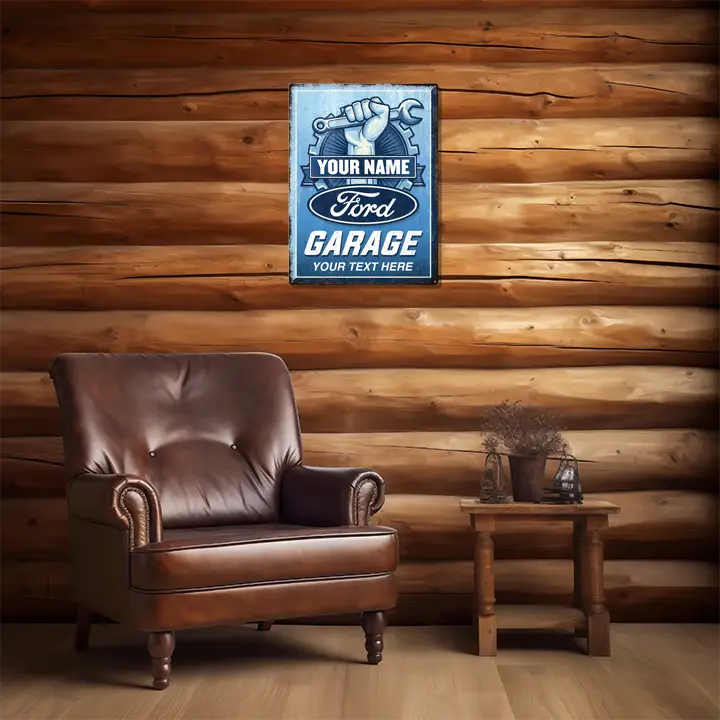 Ford Garage Custom Metal Sign