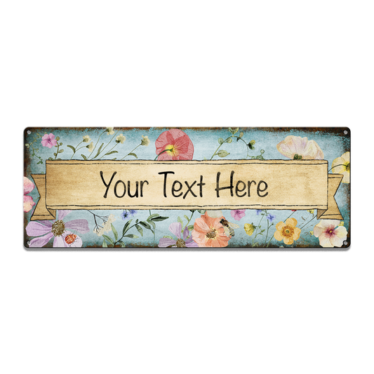 Garden Custom Metal Sign