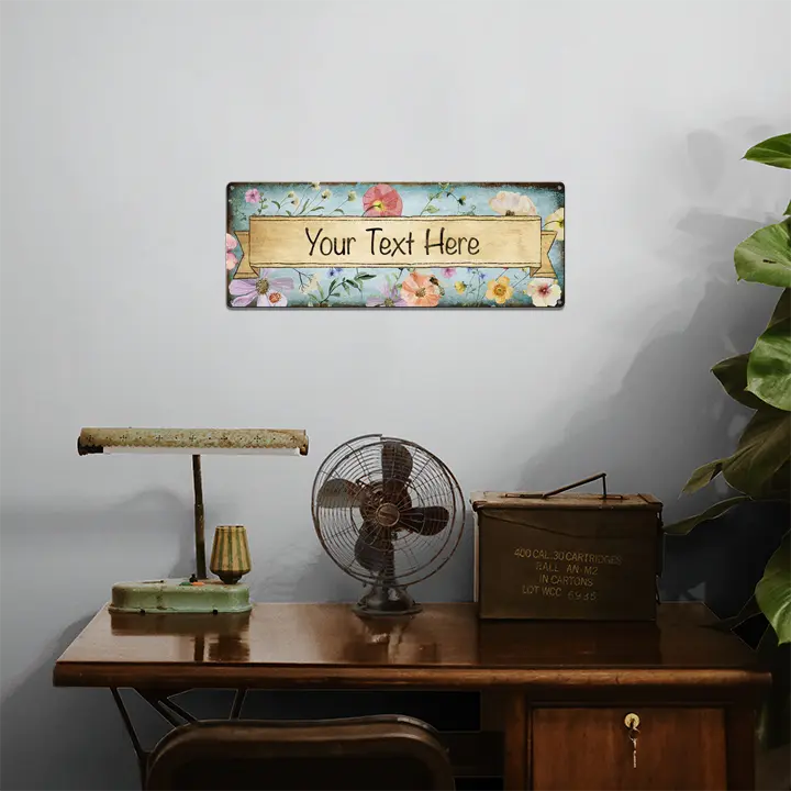 Garden Custom Metal Sign