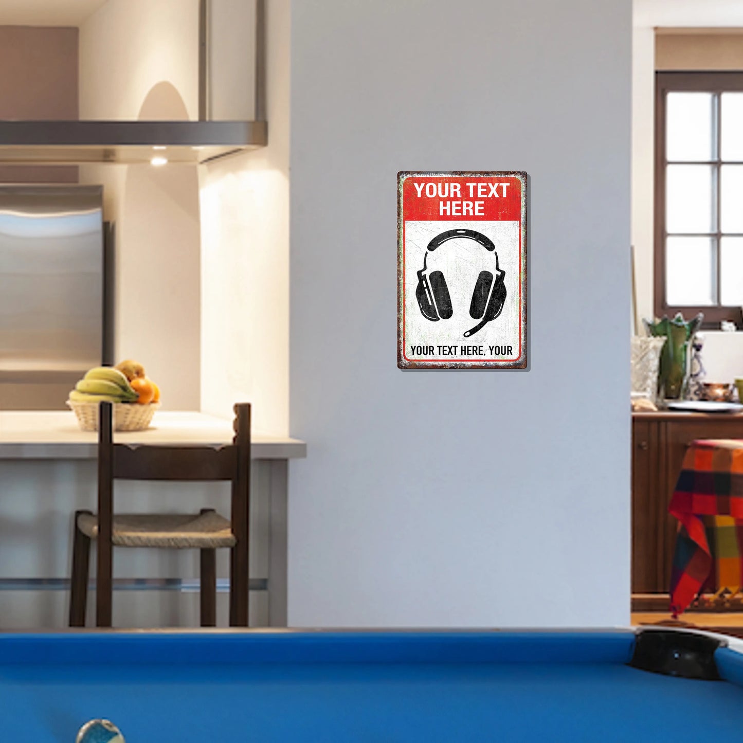 Gamer Danger Custom Metal Sign