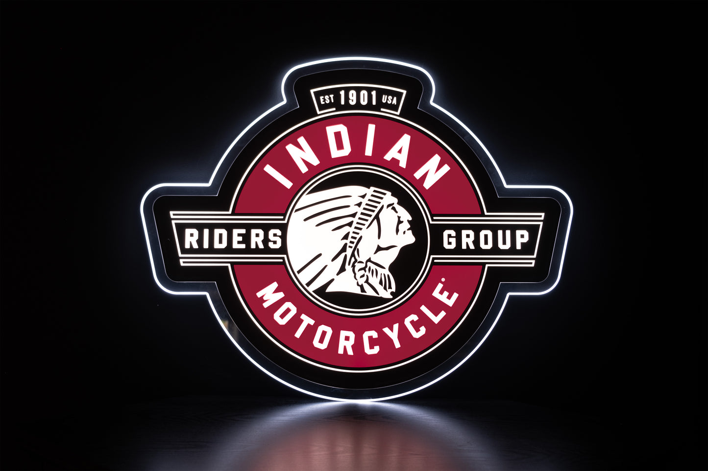 Indian Circle Large Die Cut LED