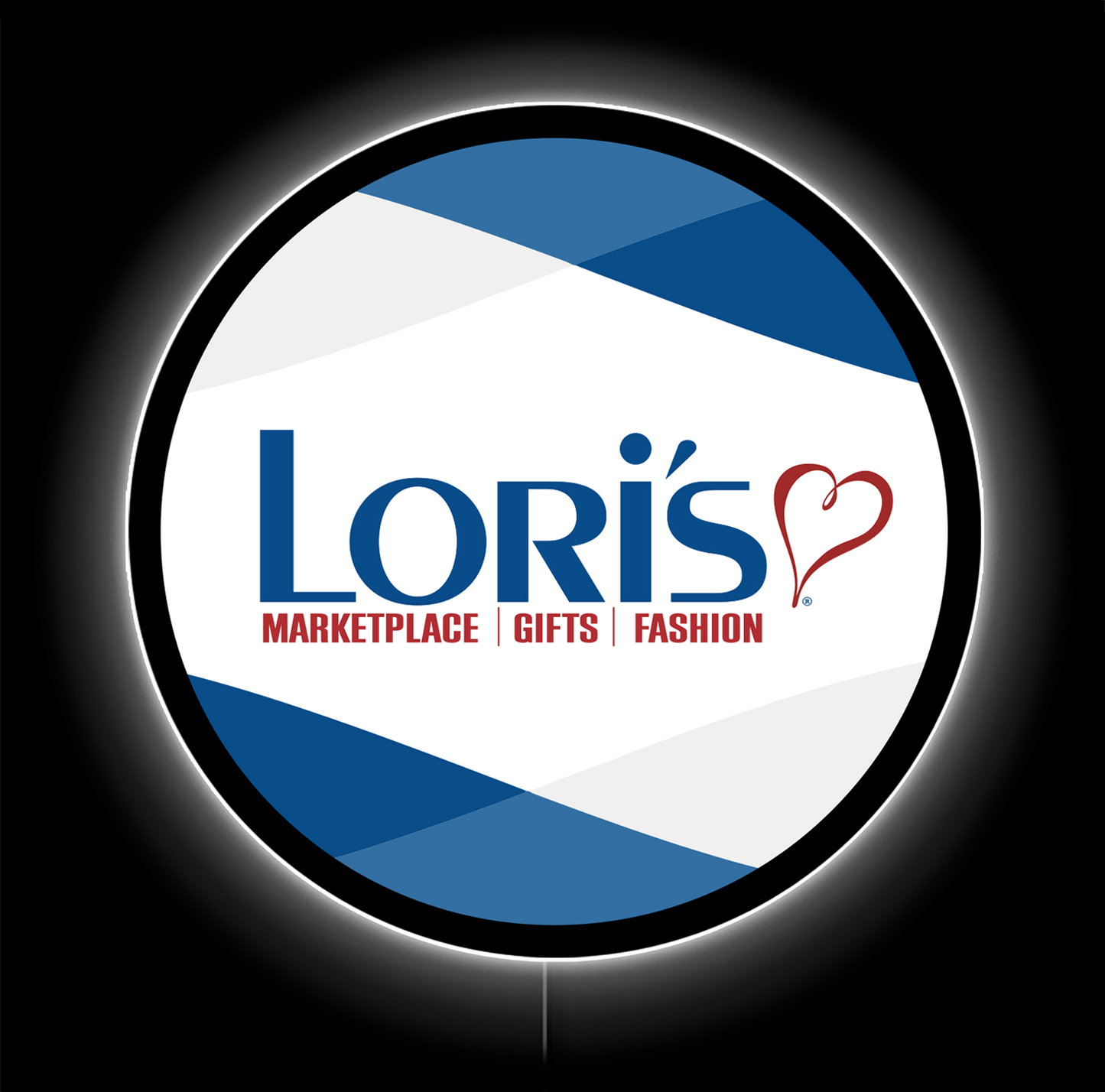 Lori's Marketplace LED Sign 23in
