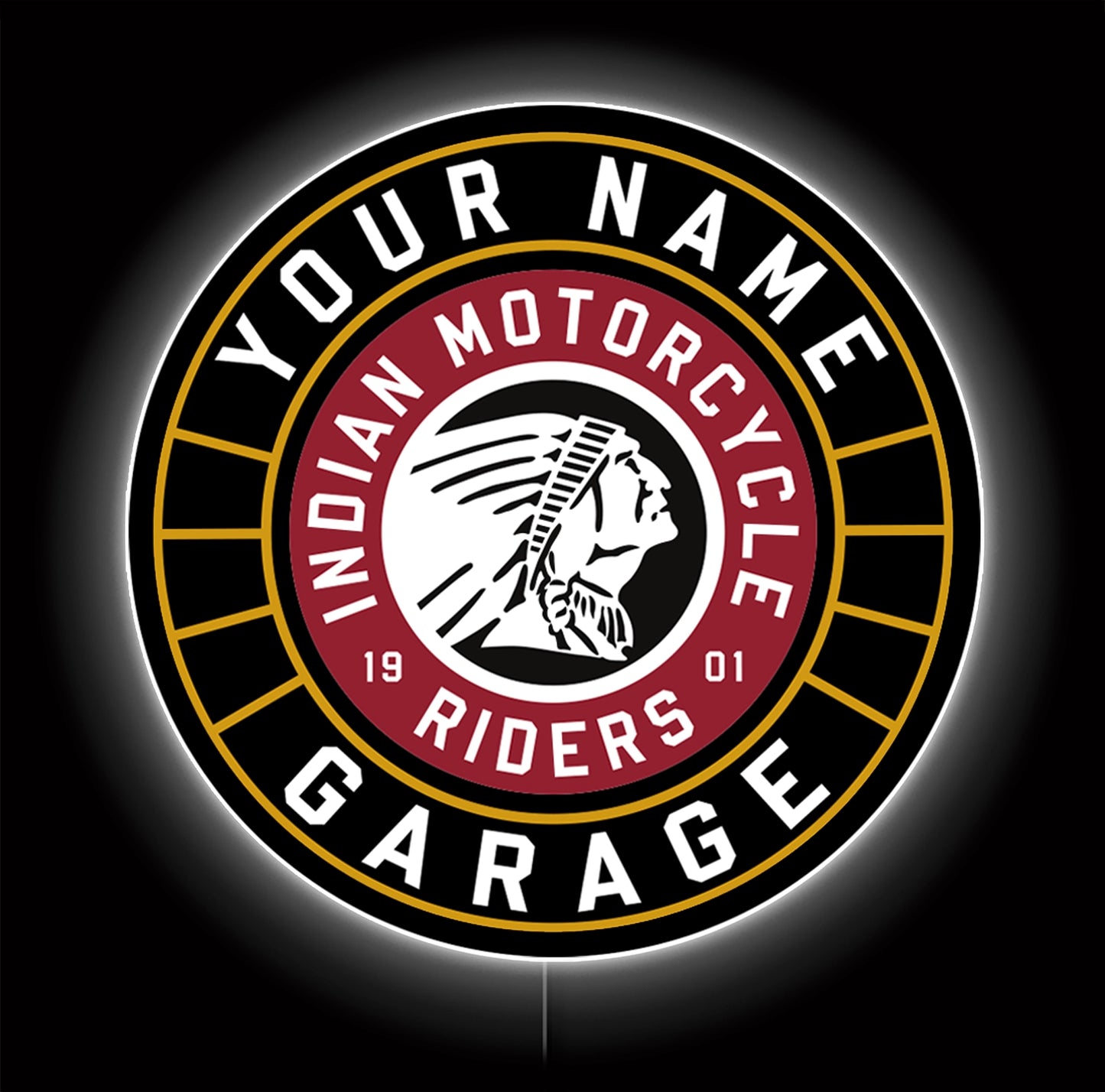 Indian Motorcycle Custom LED Sign 23 in