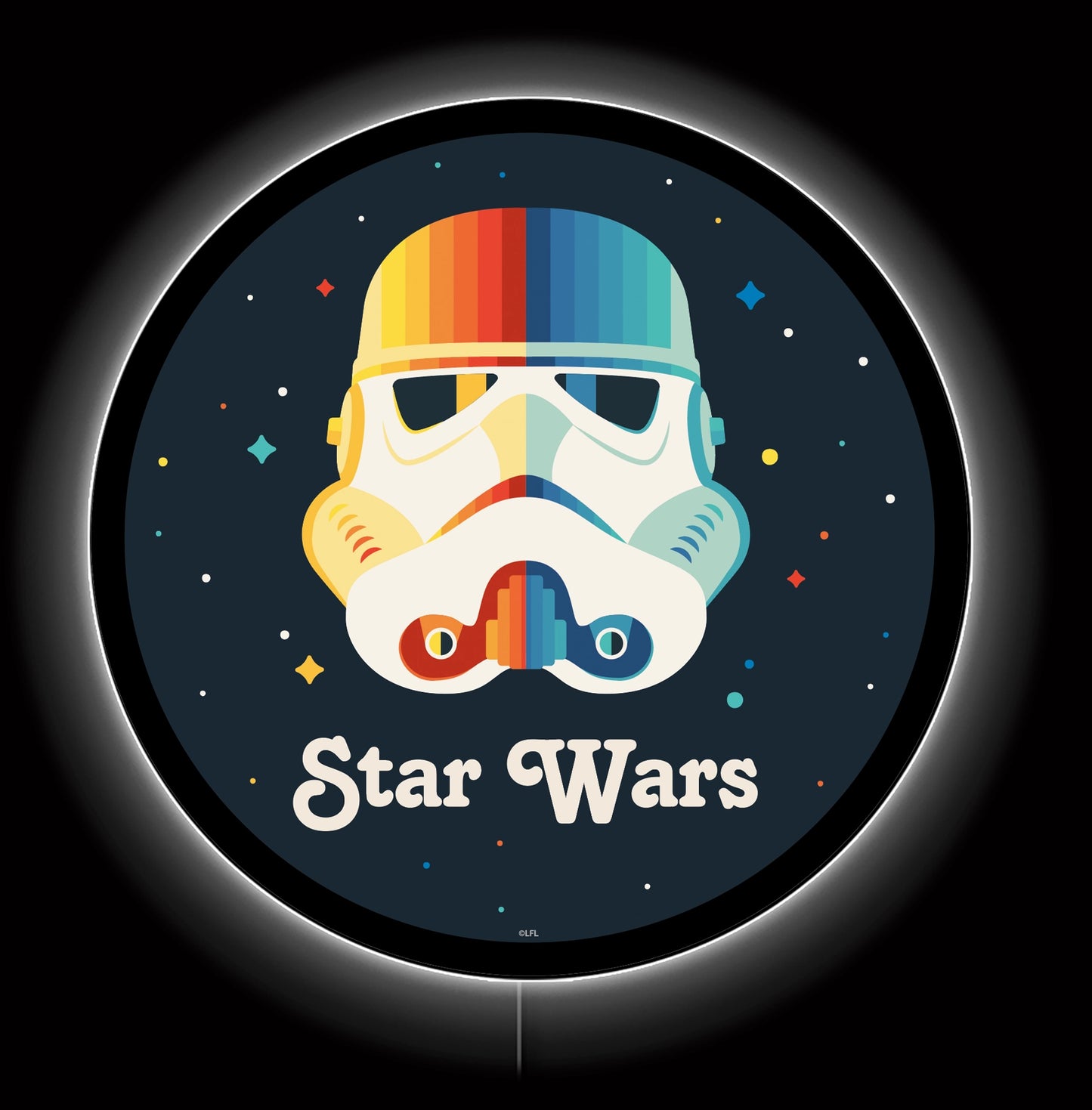 Trooper Head LED Sign 23 in