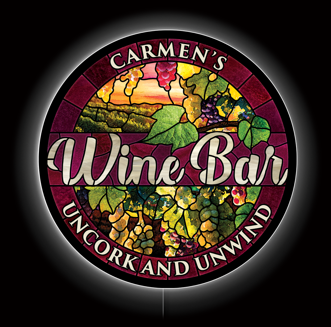 Wine Bar Custom LED Sign 23 in