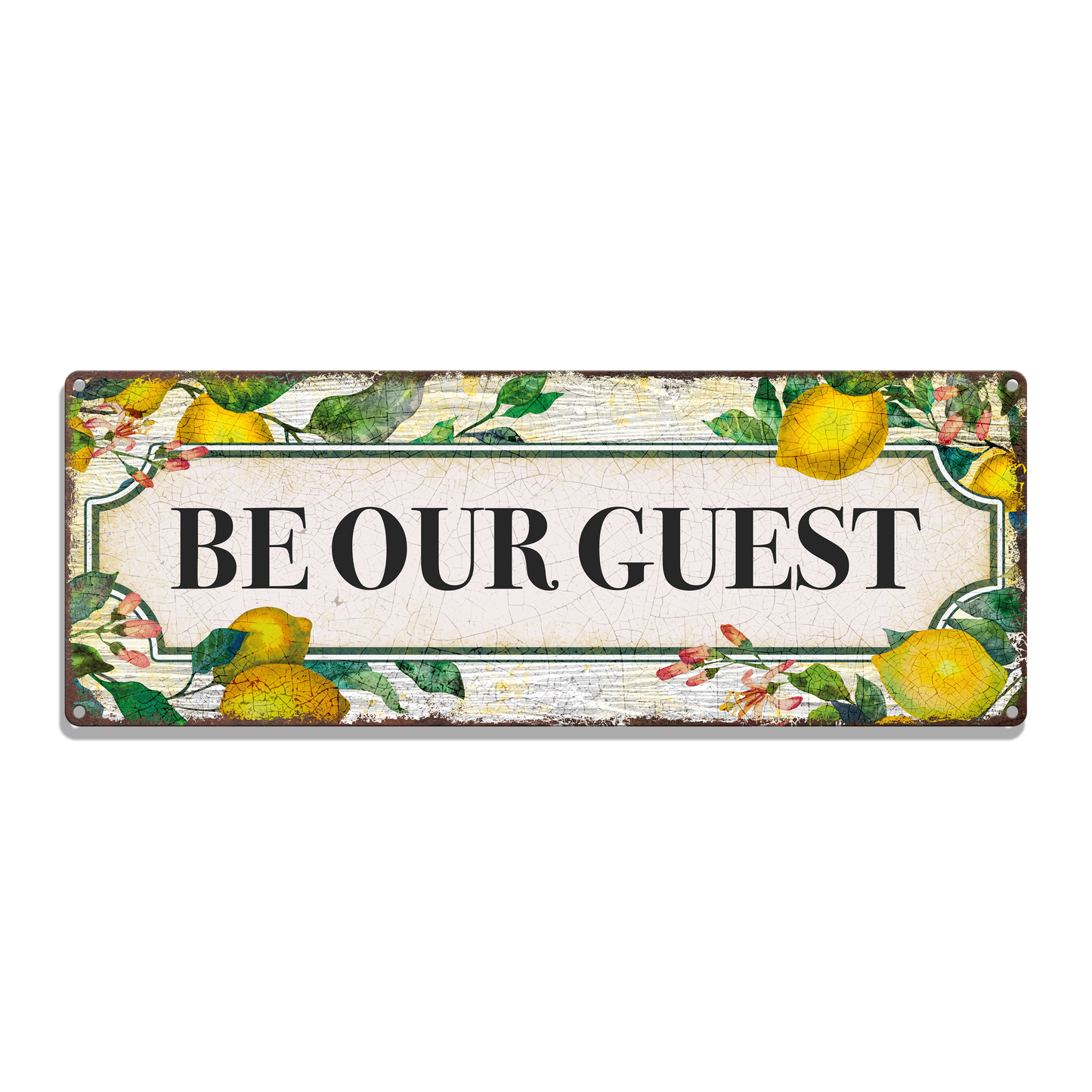 Lemons Custom Metal Sign
