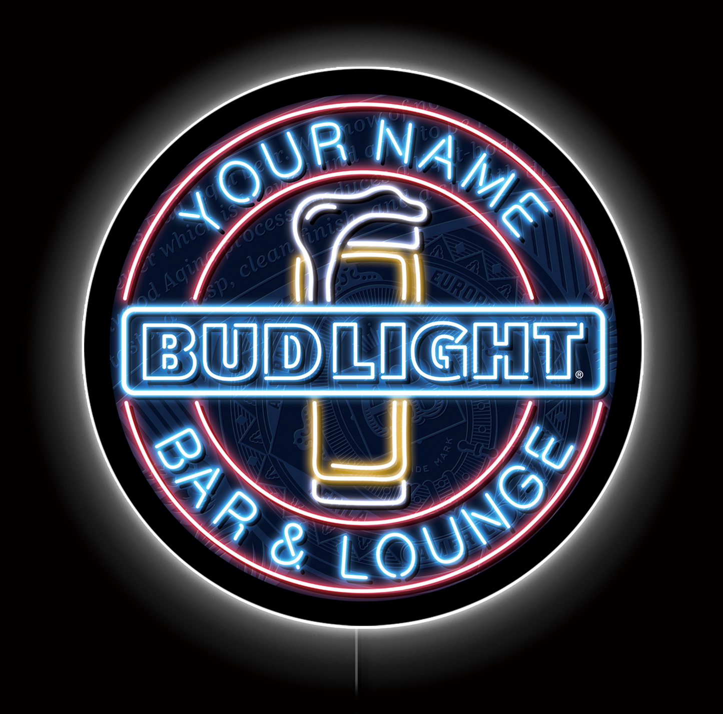Bud Light Custom LED Sign 36 in