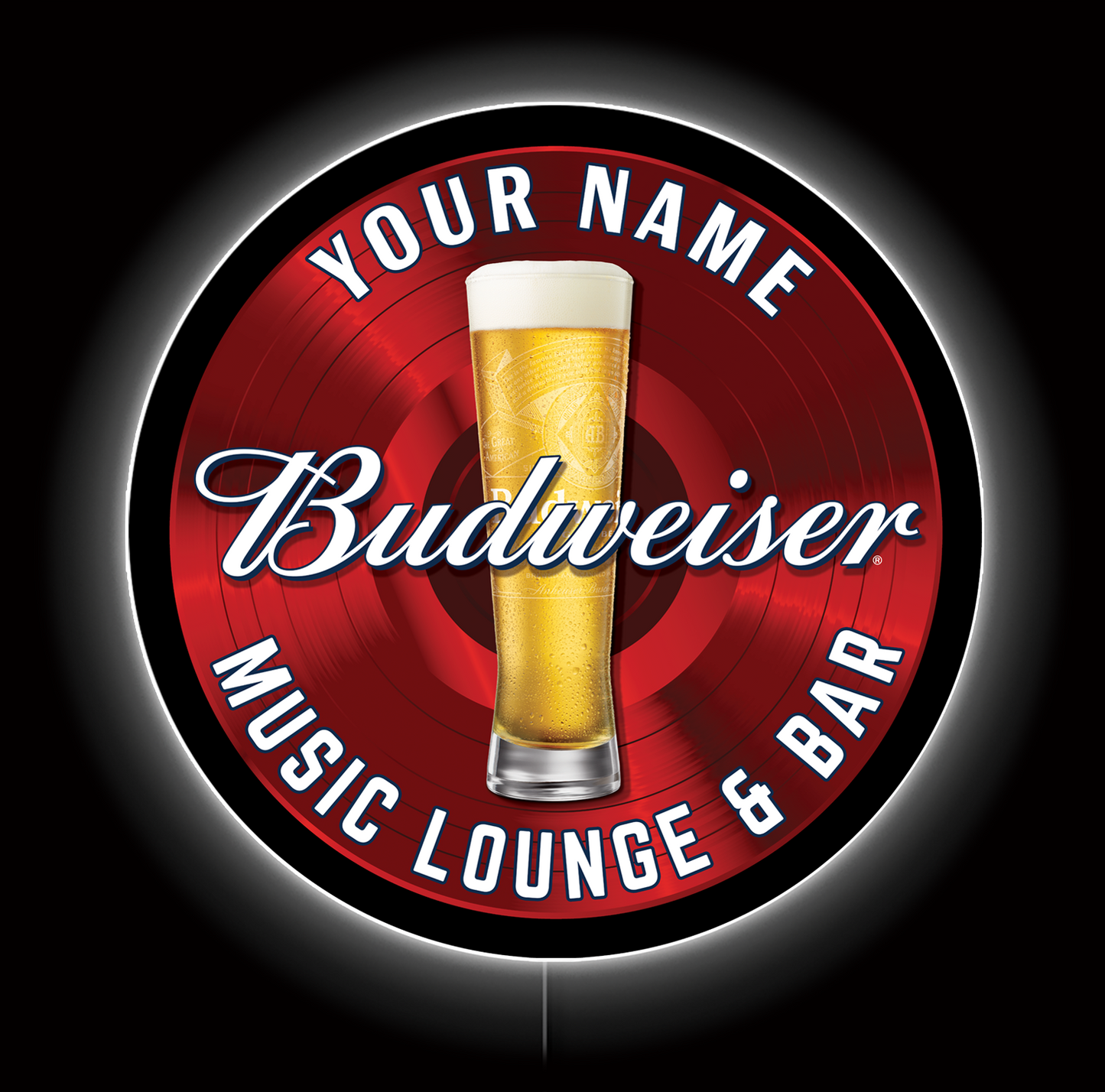 Budweiser Custom LED Sign 23 in