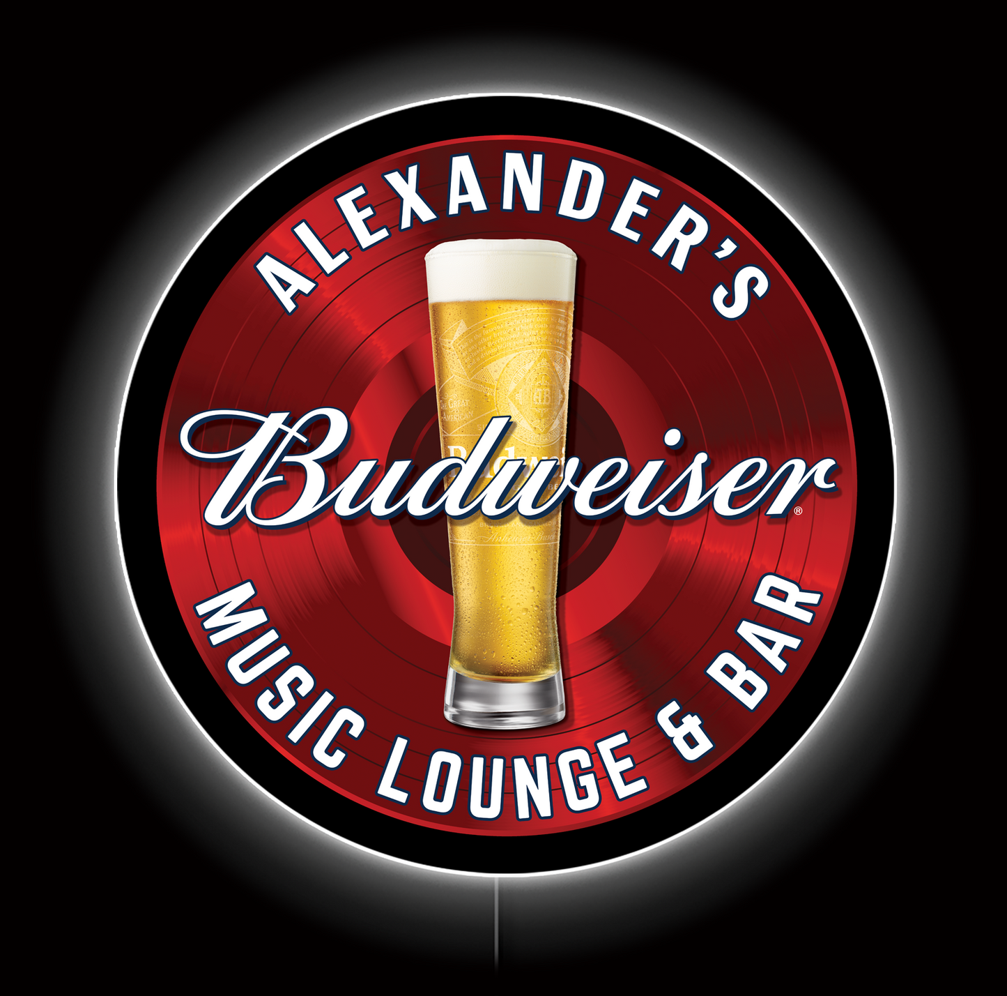 Budweiser Custom LED Sign 23 in