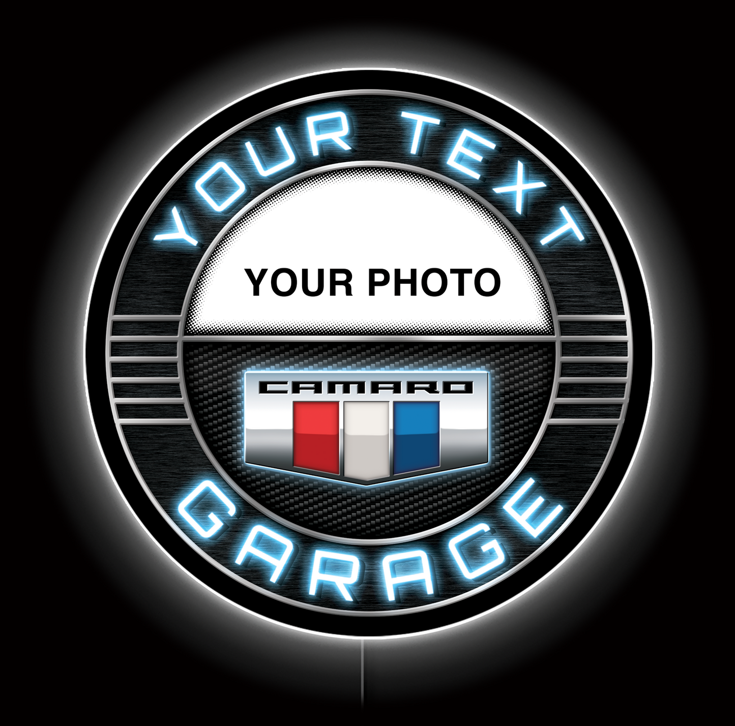 Camaro Photo Custom LED Sign 23 in