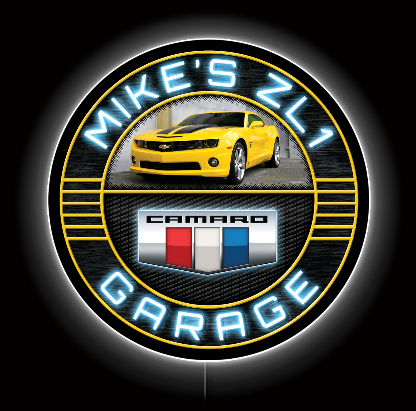 Camaro Photo Custom LED Sign 23 in