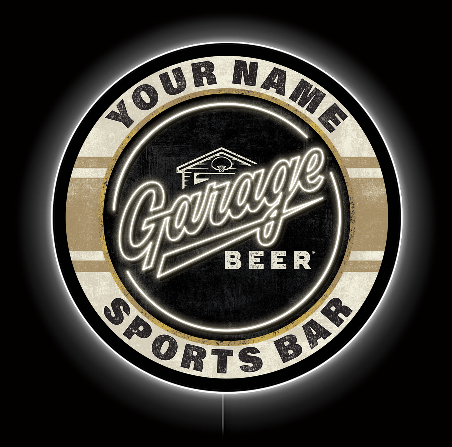 Garage Beer Neon Custom LED Sign 36 in