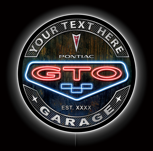 GTO Garage Custom LED Sign 36 in