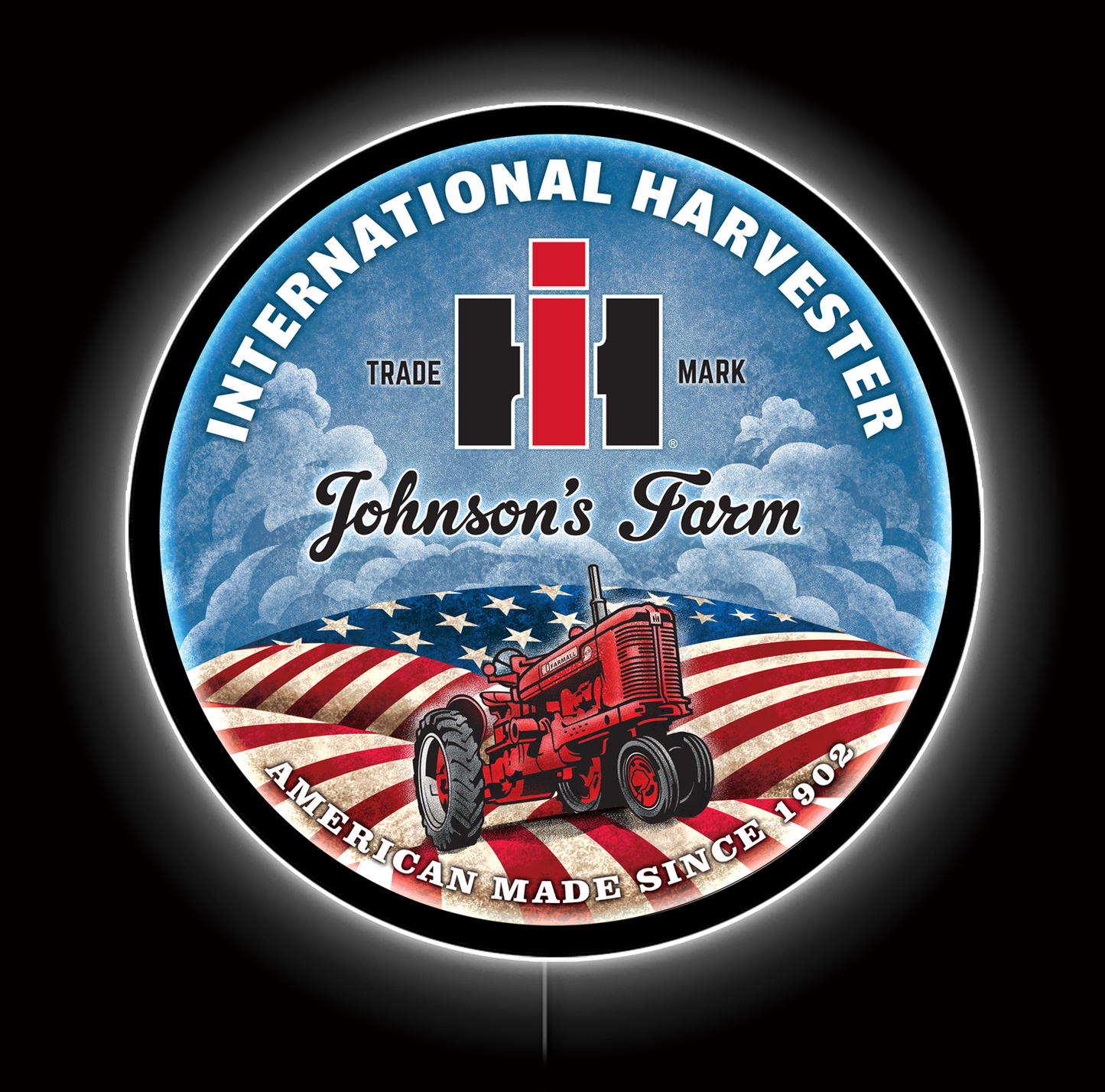 IH Tractor Custom LED Sign 36 in