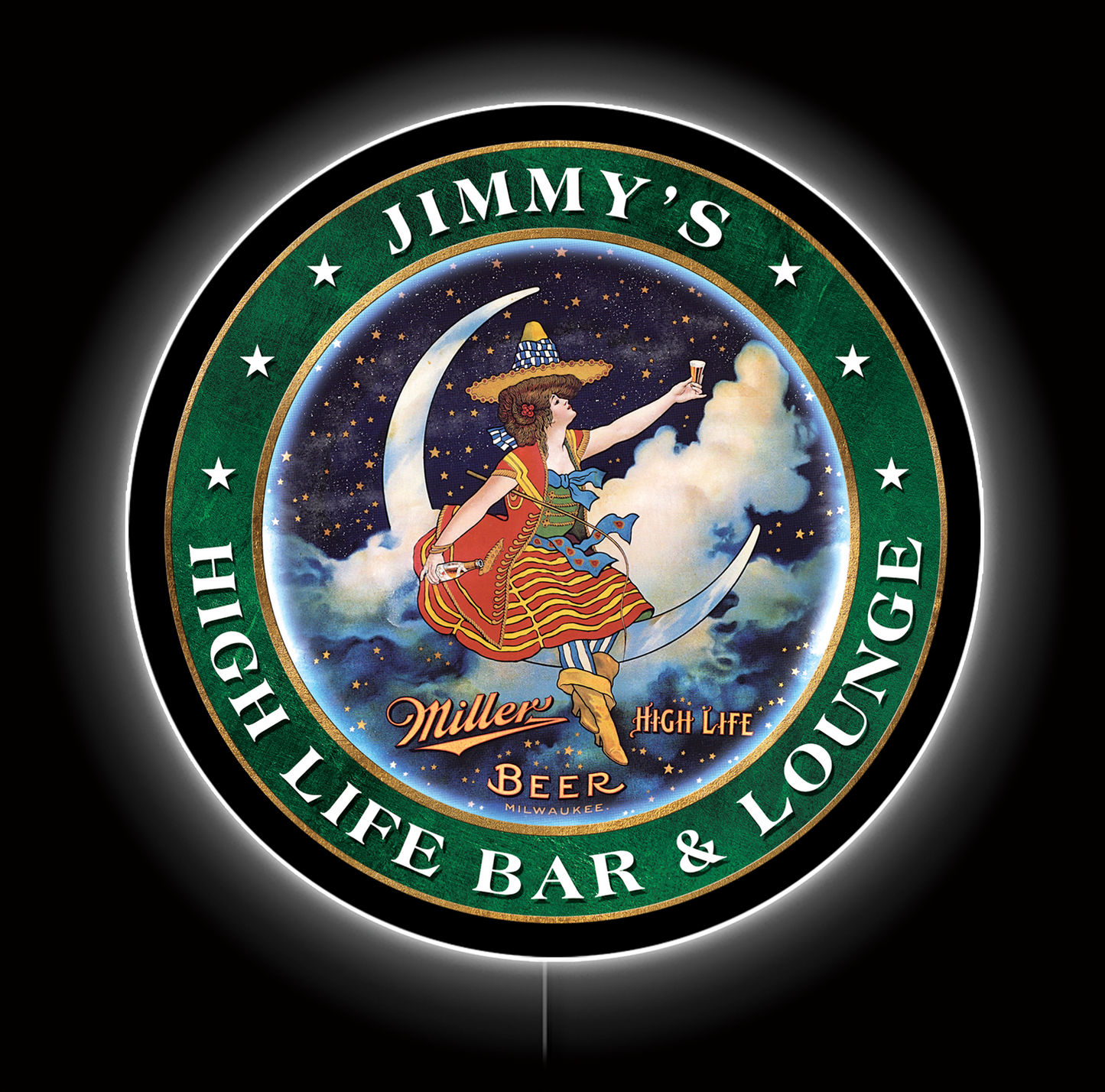 Miller High Life Custom LED Sign 36 in