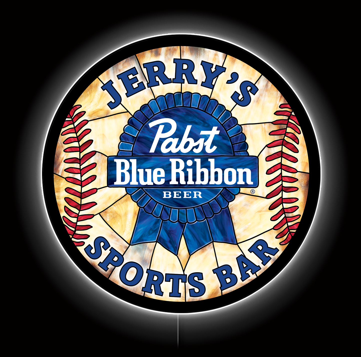 Pabst Sports Bar Custom LED Sign 36 in