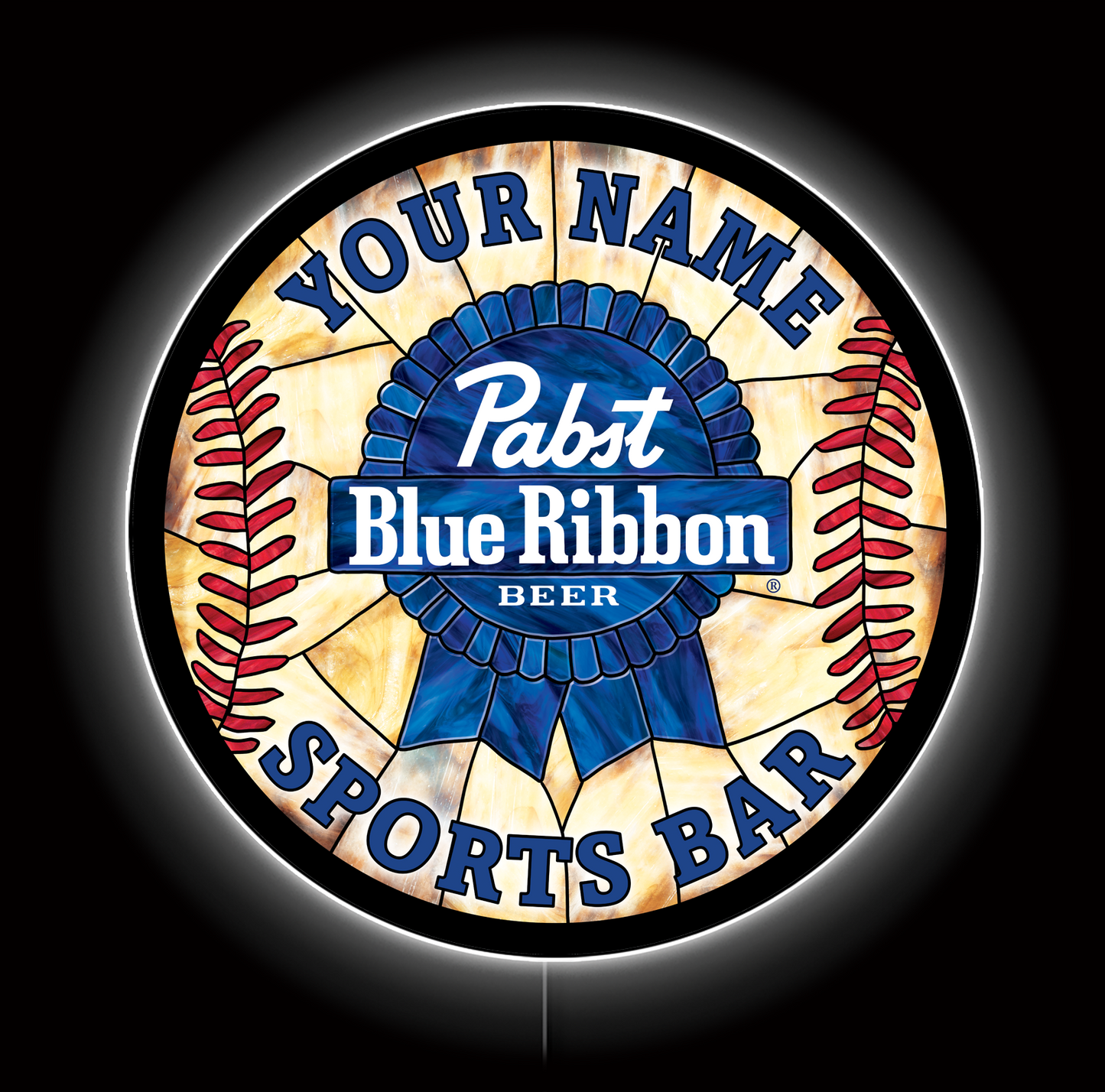 Pabst Sports Bar Custom LED Sign 36 in