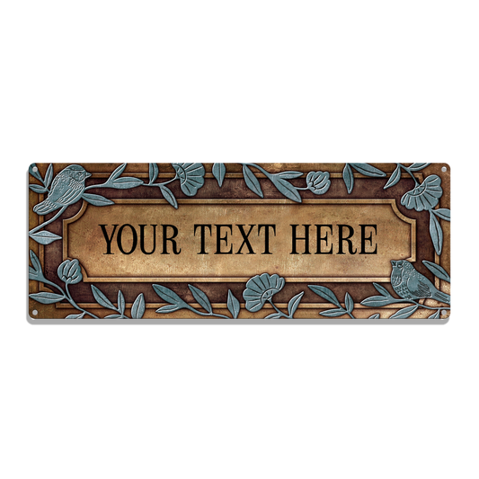 Sparrows Custom Metal Sign