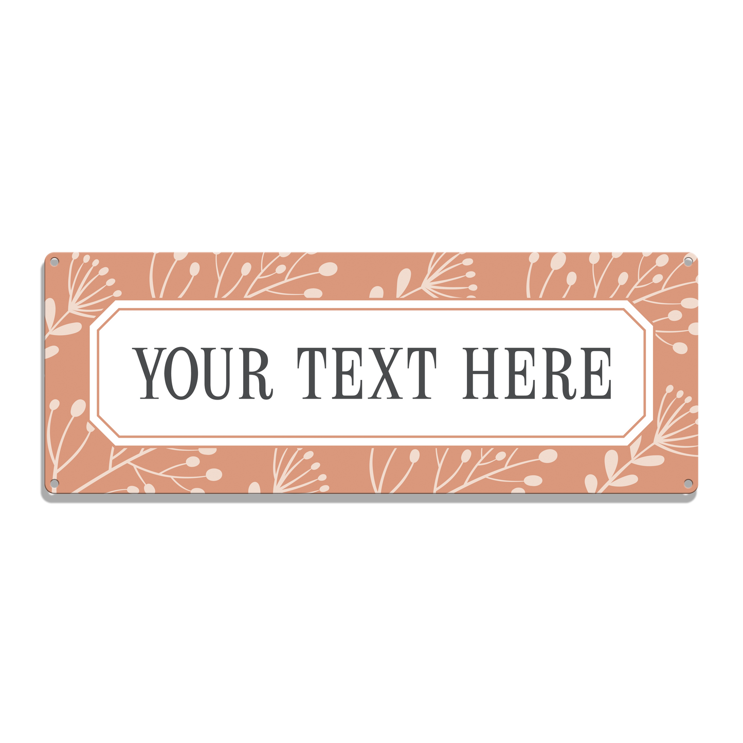 Ginger Custom Metal Sign