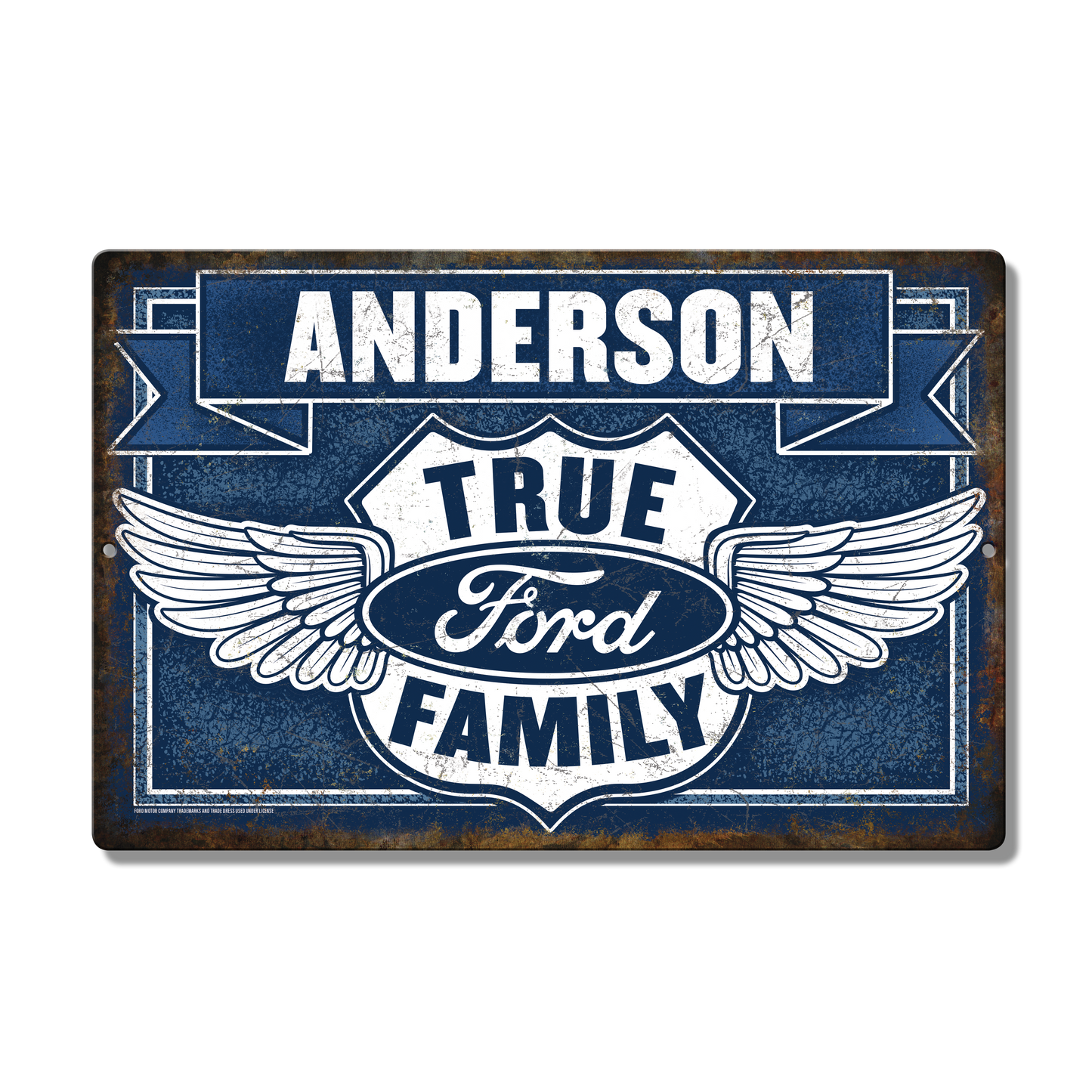 True Ford Family Custom Metal Sign