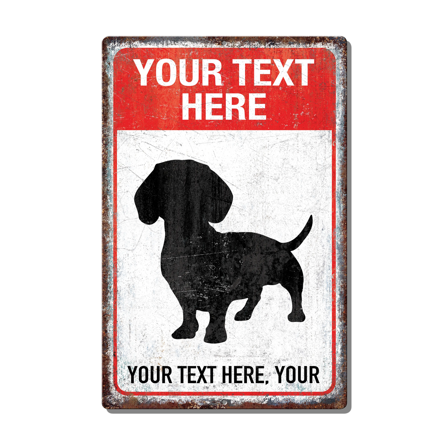 Weiner Danger Custom Metal Sign