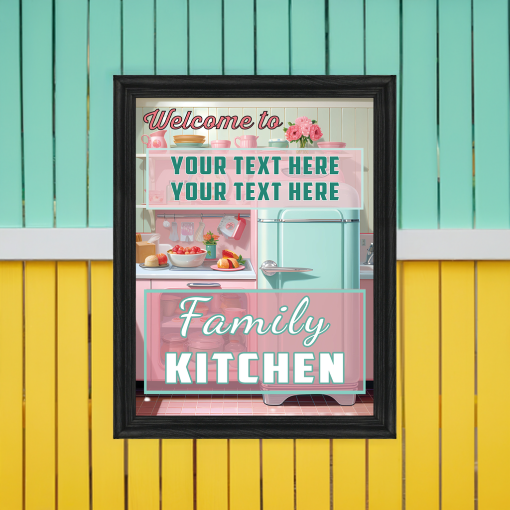 Kitchen 24x32 Framed Canvas
