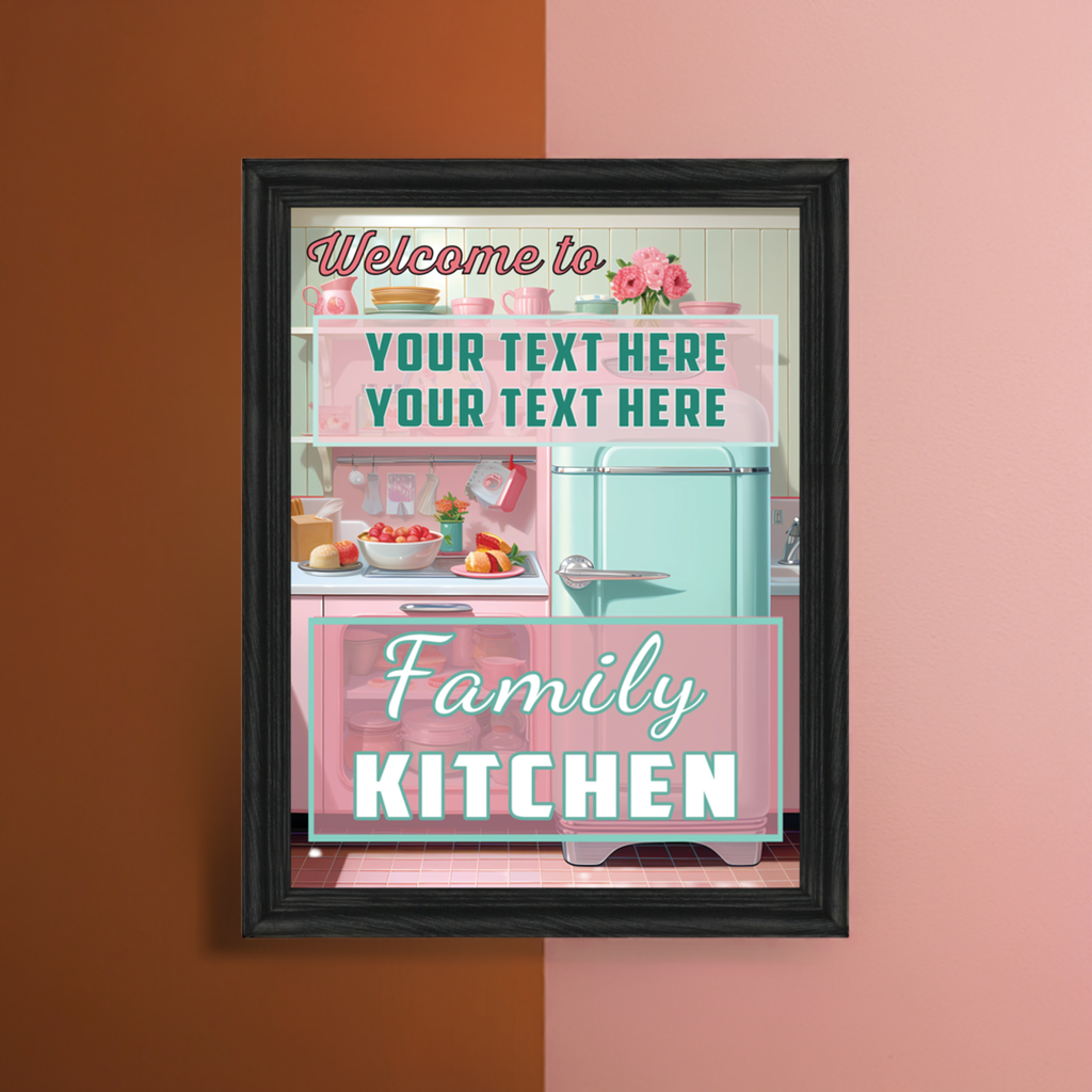 Kitchen 24x32 Framed Canvas