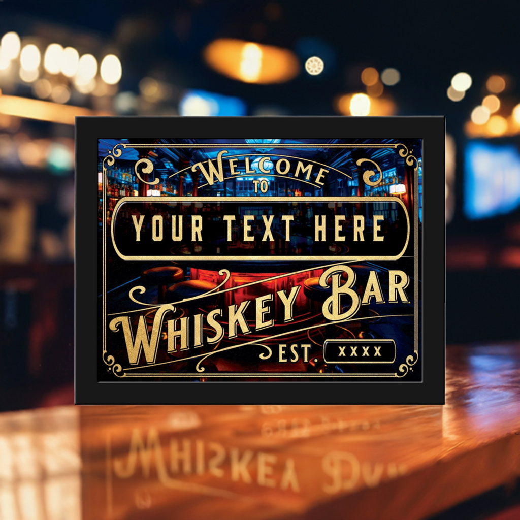 Whiskey 24x32 Framed Canvas
