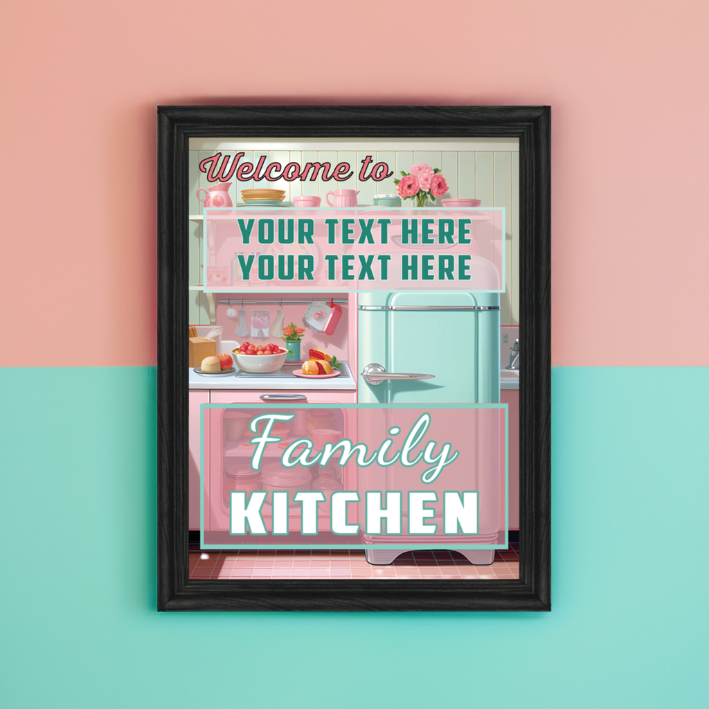 Kitchen 24x32 Framed Canvas