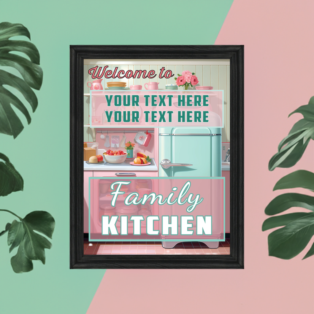 Kitchen 24x32 Framed Canvas