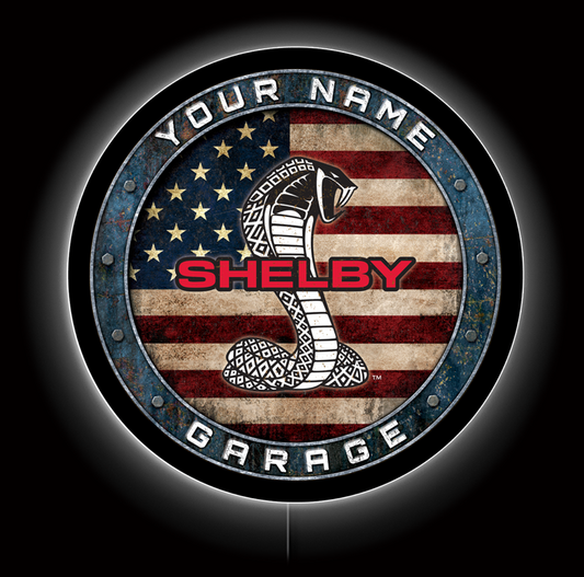 American Shelby Garage Custom LED Sign 23 in