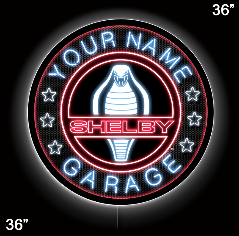 Shelby Glow Custom LED Sign (23" / 36") – Lighted Wall Art