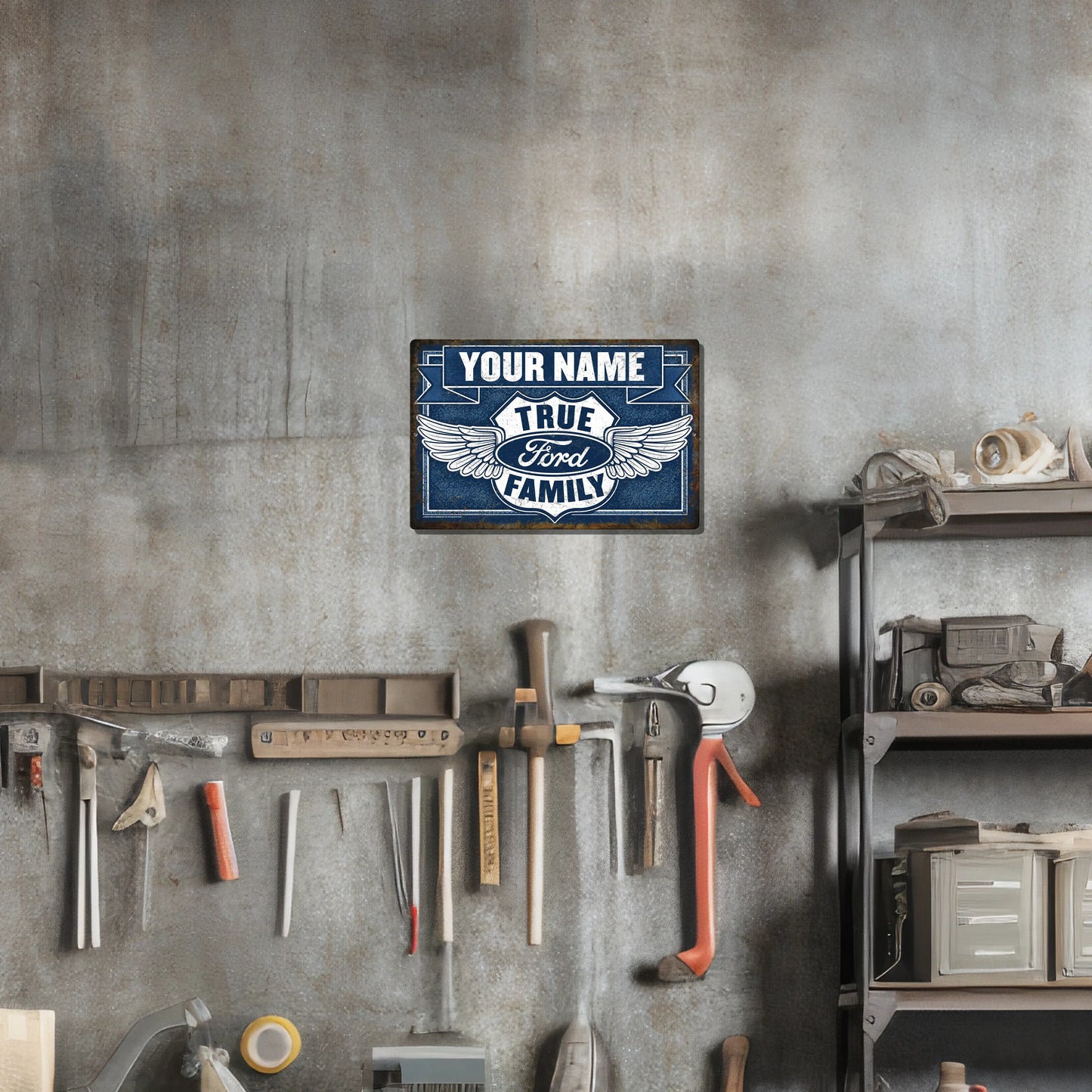 True Ford Family Custom Metal Sign