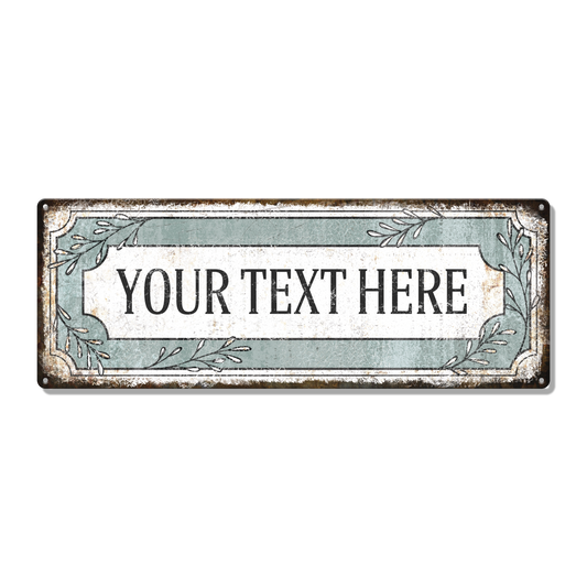 Sage Custom Metal Sign